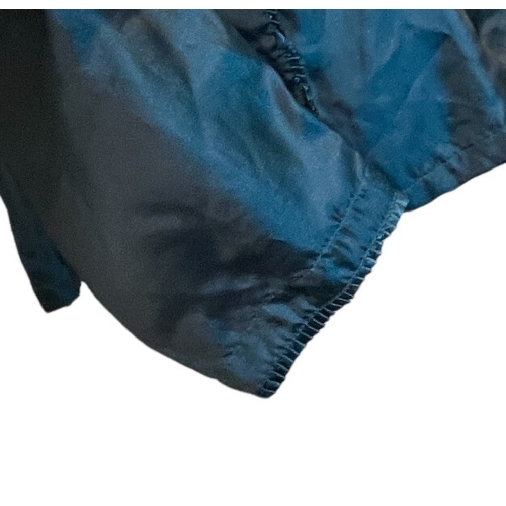 Vtg April Cornell Small Blouse Button Front Long Sleeve Iridescent Ruffle Trim - Picture 5 of 9